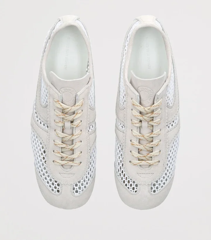 Dries Van Noten Suede Low-Top Sneakers - Image 4