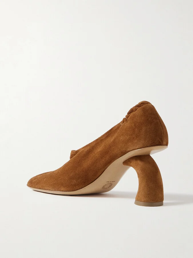 Dries Van Noten - Suede Pumps - Brown - Image 3