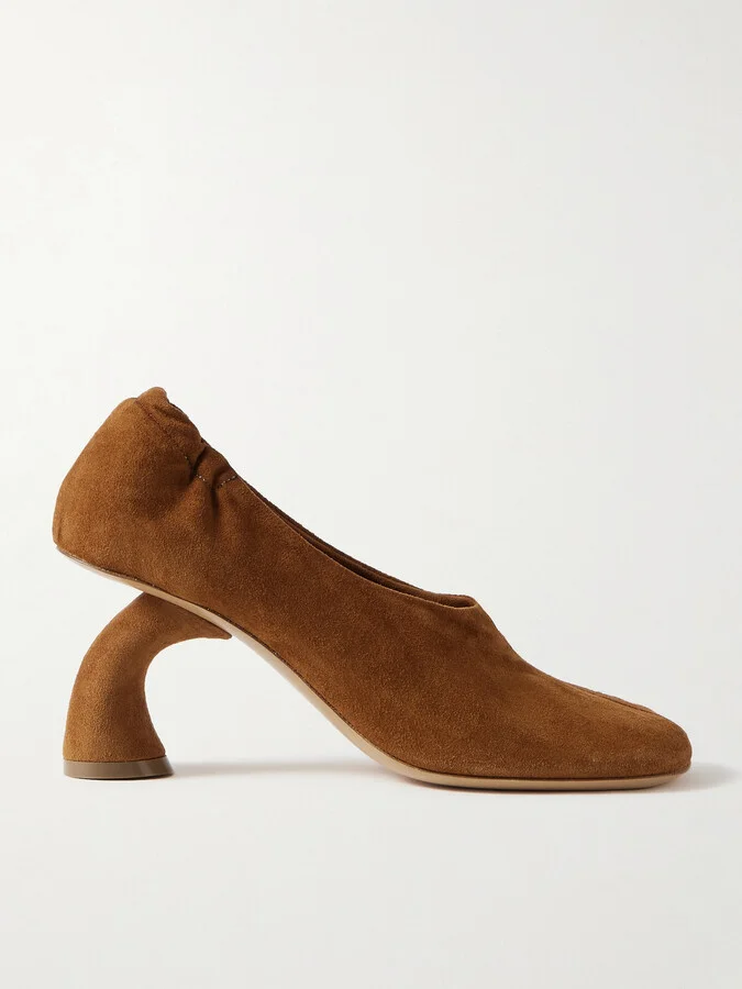 Dries Van Noten - Suede Pumps - Brown