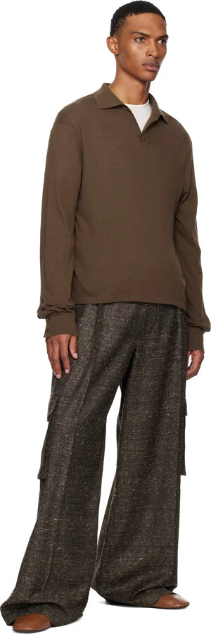 Dries Van Noten Tan Elasticized Loafers - Image 5