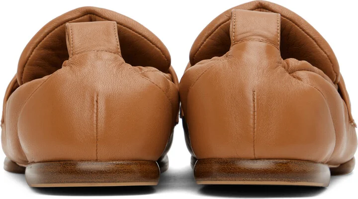 Dries Van Noten Tan Padded Loafers - Image 2