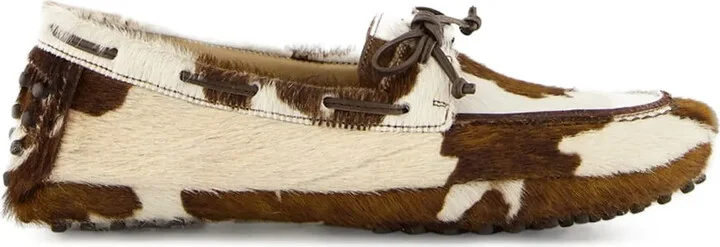 Driver calf-hair loafers