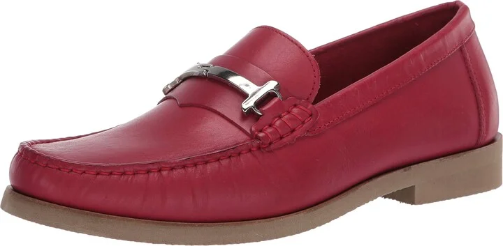Driver Club USA Men's Leather Made in Brazil Lightweight Loafer with Bit Buckle