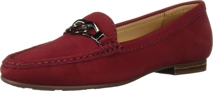 Driver Club USA Women's Leather Made in Brazil Chain Buckle Loafer