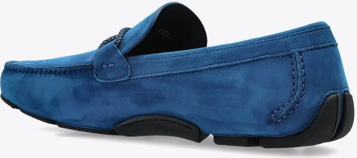 Driver Gancini-Buckle Loafers - Image 2