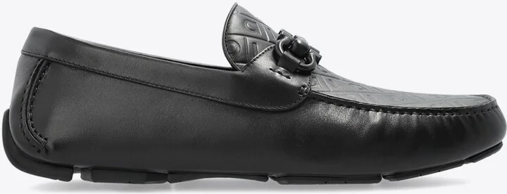 Driver Gancini-Buckle Loafers
