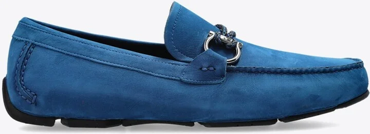 Driver Gancini-Buckle Loafers