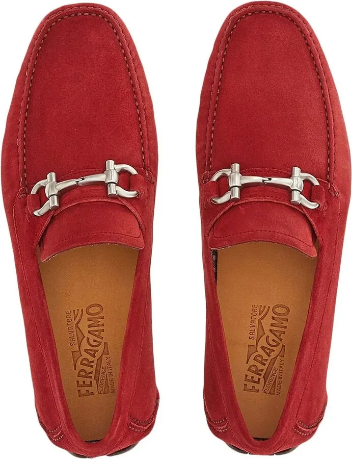 Driver Gancini-ornament loafers - Image 4