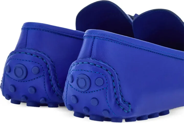 Driver Gancini-plaque leather loafers - Image 3
