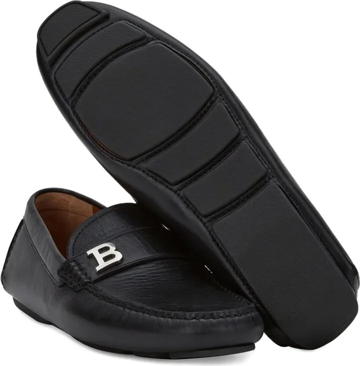 Driver leather B-detail loafers - Image 4