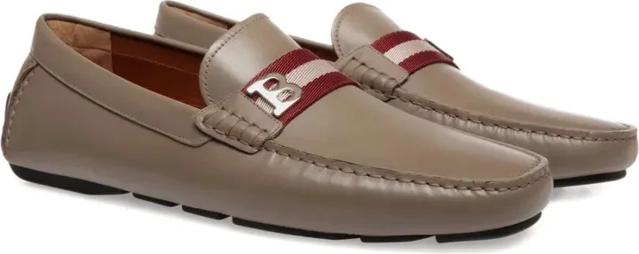 Driver leather strap loafers - Image 2