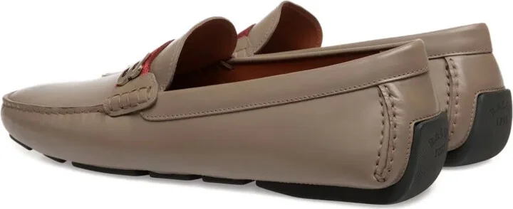 Driver leather strap loafers - Image 4