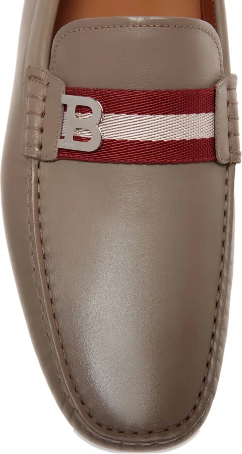 Driver leather strap loafers - Image 5