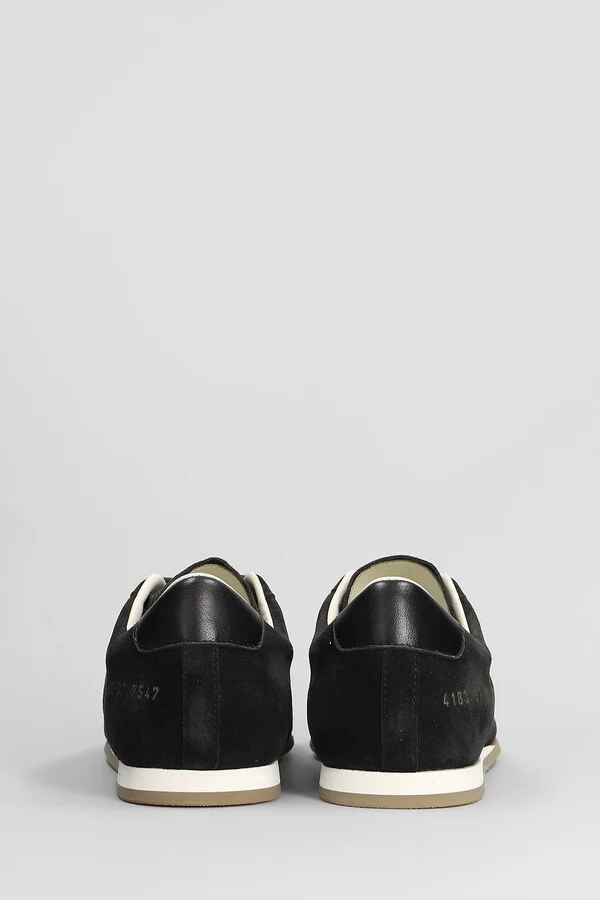 Driving Shoe Sneakers In Black Suede - Image 4