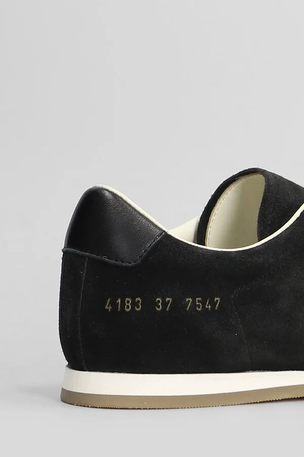 Driving Shoe Sneakers In Black Suede - Image 5