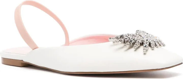 Drizella crystal-embellished ballerina shoes - Image 2