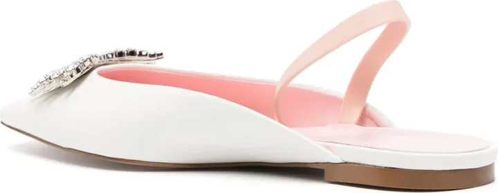 Drizella crystal-embellished ballerina shoes - Image 3