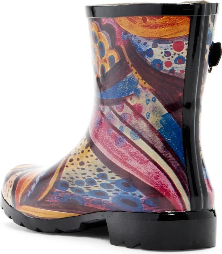 Droplet Patterned Waterproof Rain Boot - Image 4
