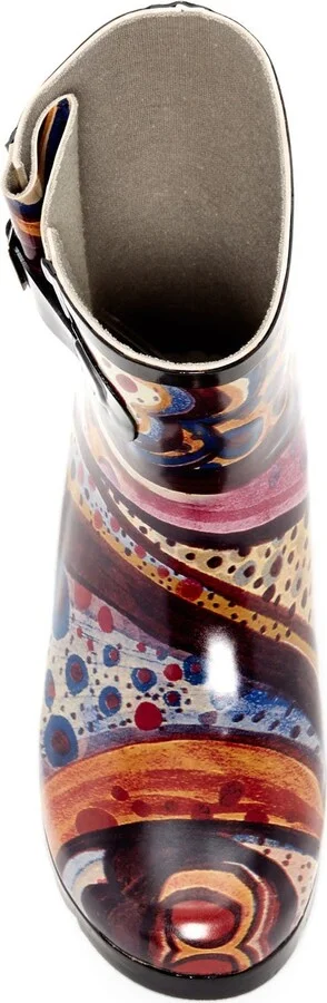 Droplet Patterned Waterproof Rain Boot - Image 5