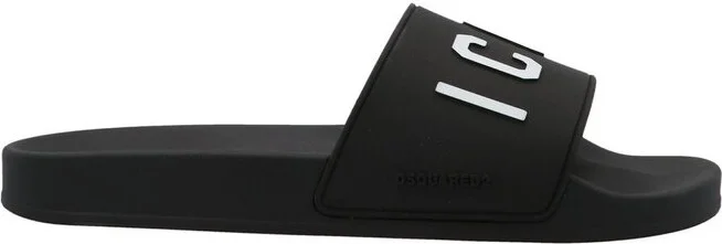 Dsquared2 3D Logo Lettering Slip-On Slides