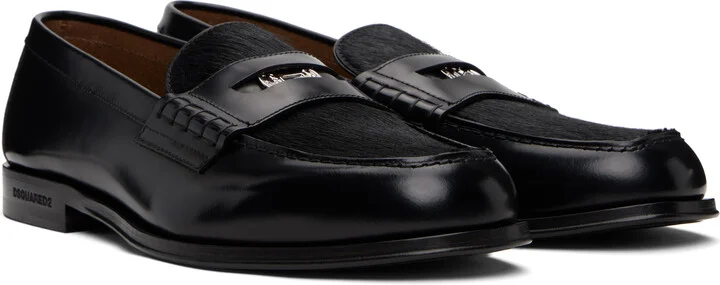 Dsquared2 Black Neoclassic Loafers - Image 4