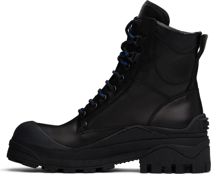 Dsquared2 Black Urban Combat Boots - Image 3