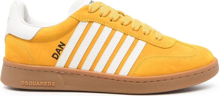 DSQUARED2 Boxer Leather Sneakers