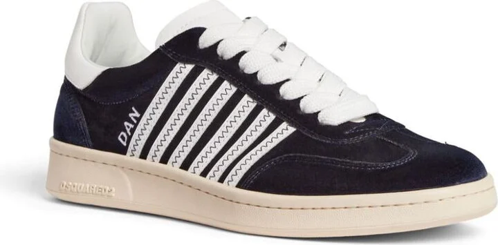 DSQUARED2 Boxer Velvet Low-Top Sneakers - Image 2
