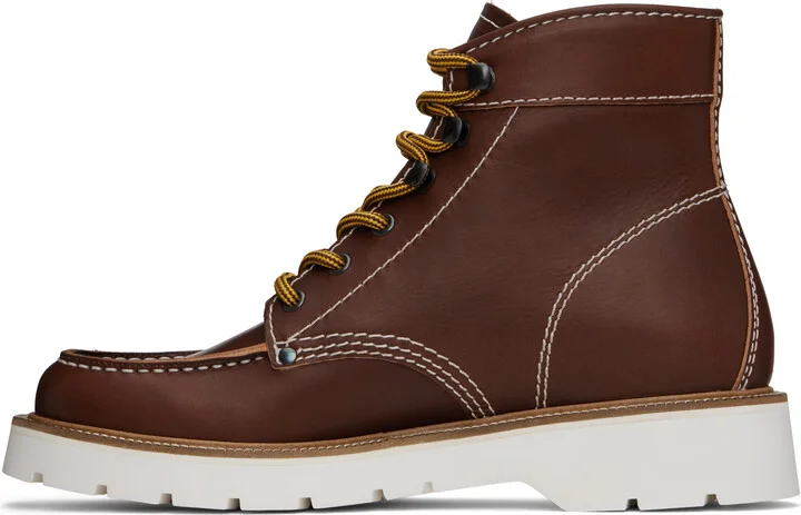 Dsquared2 Brown Explorer Ankle Boots - Image 3