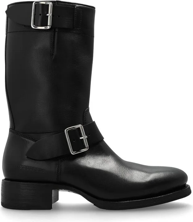 Dsquared2 Buckle Ankle Boots