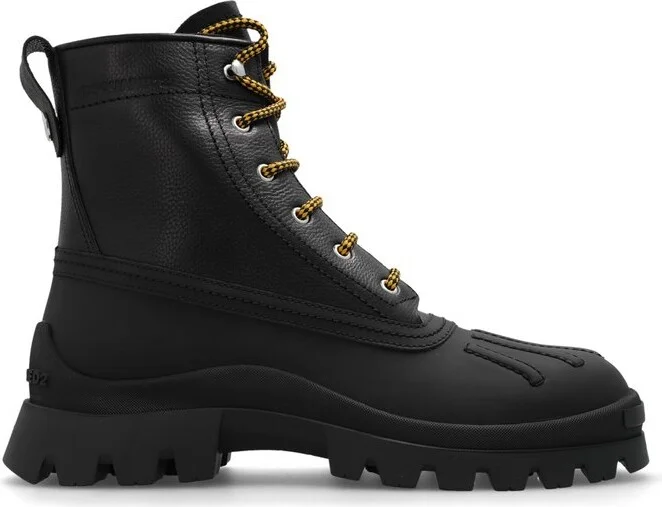 Dsquared2 Chunky Sole Lace-Up Ankle Boots
