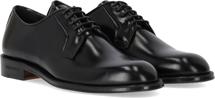 DSQUARED2 D2 Classic Black Derby Shoe - Image 2