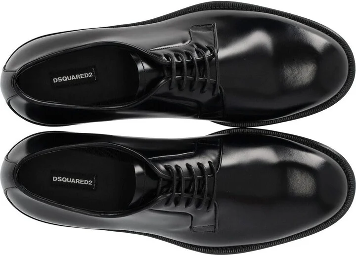 DSQUARED2 D2 Classic Black Derby Shoe - Image 5