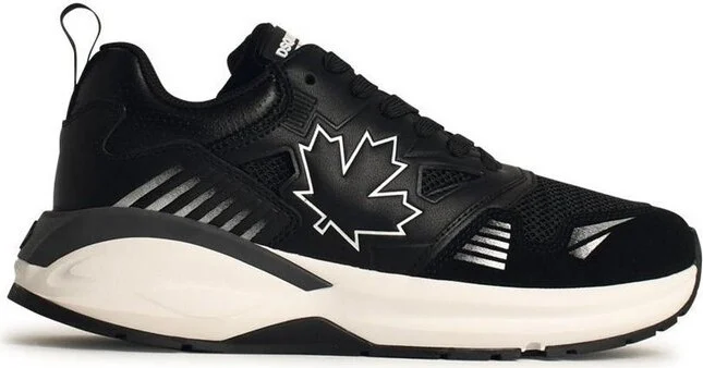 Dsquared2 Dash Maple Leaf Quilted Sneakers