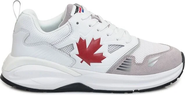 Dsquared2 Dash Maple Leaf Quilted Sneakers