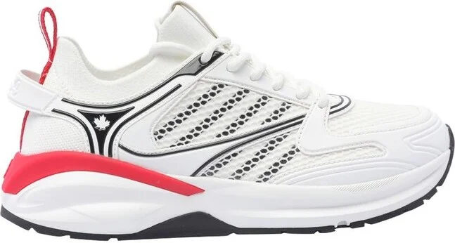 Dsquared2 Dash Panelled Mesh Lace-Up Sneakers