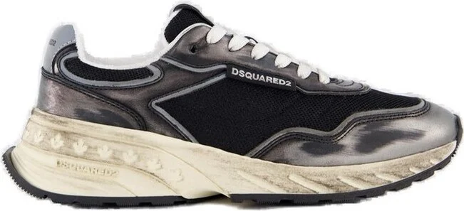 Dsquared2 Distressed Low-Top Sneakers