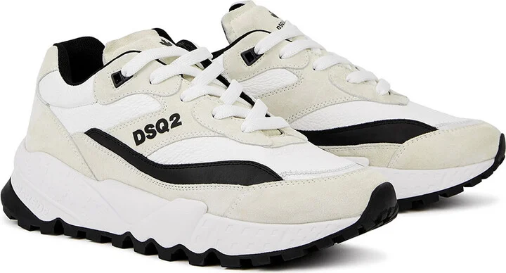 DSQUARED2 Free Panelled Leather Sneakers - Image 2