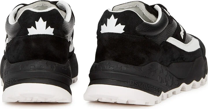 DSQUARED2 Free Panelled Leather Sneakers - Image 6