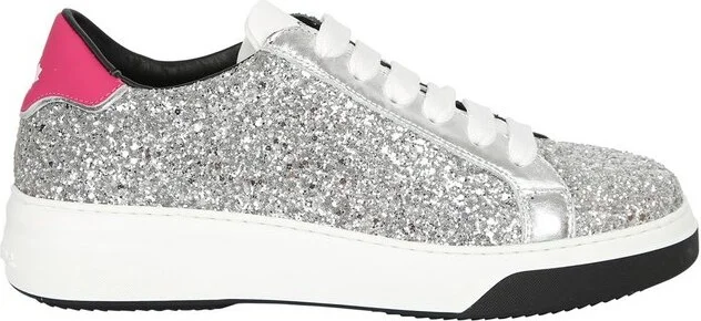 Dsquared2 Glittered Lace-Up Sneakers