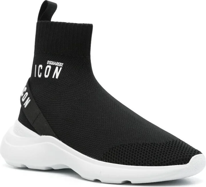 DSQUARED2 Icon Fly High-Top Sneakers - Image 2