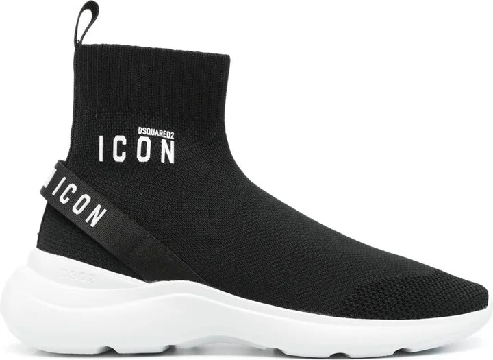 DSQUARED2 Icon Fly High-Top Sneakers