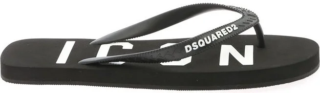 Dsquared2 Icon Printed Flip Flops