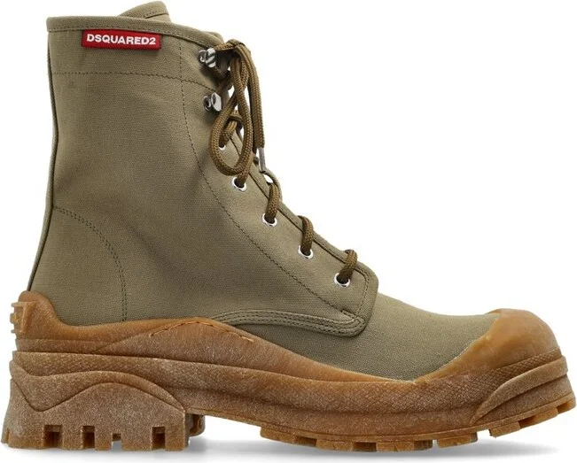 Dsquared2 Lace-Up Ankle Boots