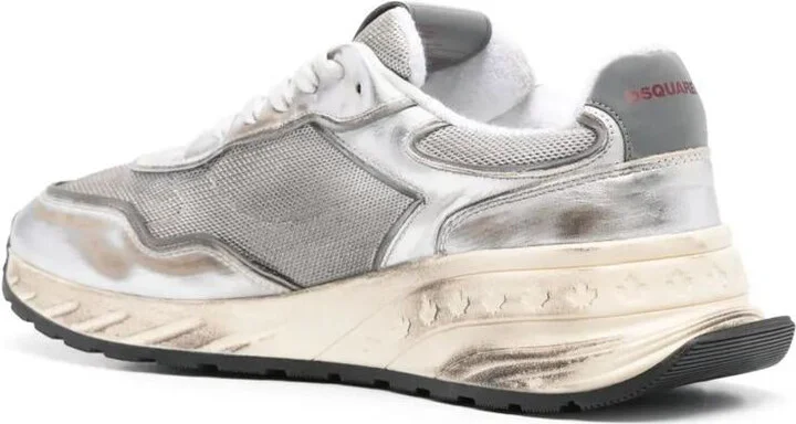 DSQUARED2 Lace-Up Low Top Sneakers - Image 3