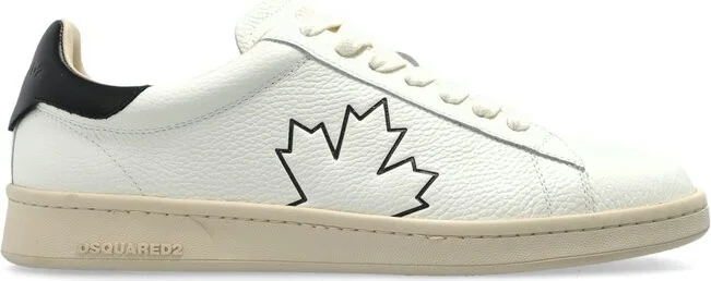 Dsquared2 Leaf Printed Low-Top Sneakers