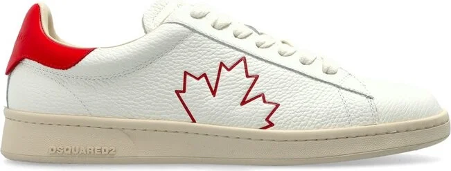 Dsquared2 Leaf Printed Low-Top Sneakers