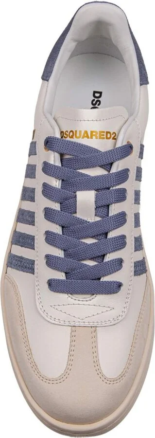 DSQUARED2 Leather And Suede Sneakers - Image 3