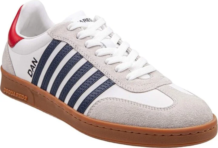 DSQUARED2 Leather And Suede Sneakers - Image 2
