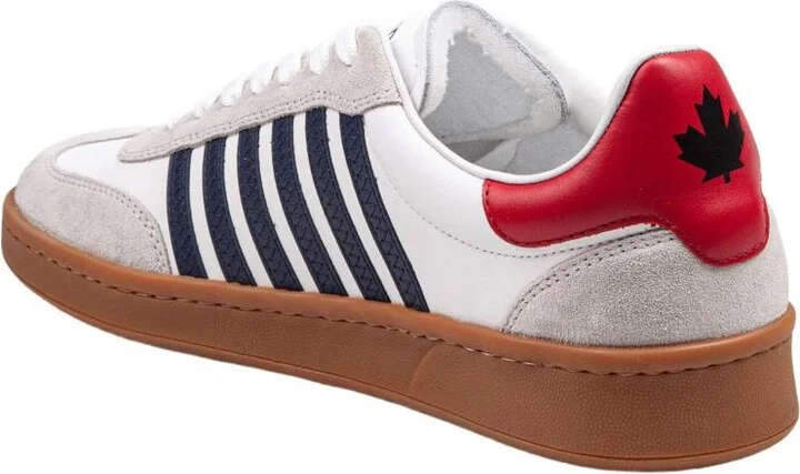 DSQUARED2 Leather And Suede Sneakers - Image 4